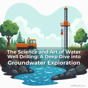 Artistic representation for The Science and Art of Water Well Drilling: A Deep Dive into Groundwater Exploration