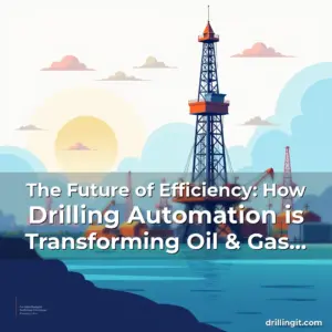 Artistic representation for The Future of Efficiency: How Drilling Automation is Transforming Oil & Gas Operations