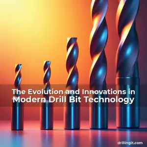 Artistic representation for The Evolution and Innovations in Modern Drill Bit Technology