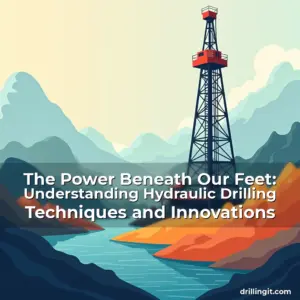 Artistic representation for The Power Beneath Our Feet: Understanding Hydraulic Drilling Techniques and Innovations
